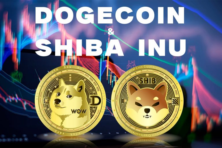 Dogecoin and Shiba Inu: Dogecoin has slowed its recovery