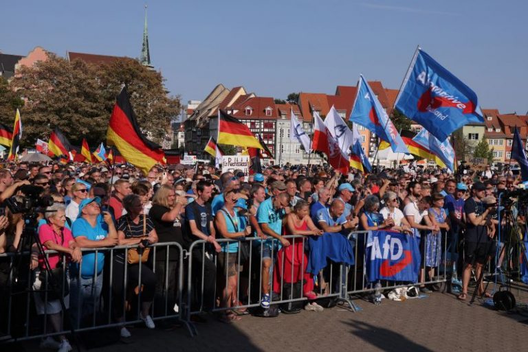 AfD becomes first far-right party to win German state election since 1945