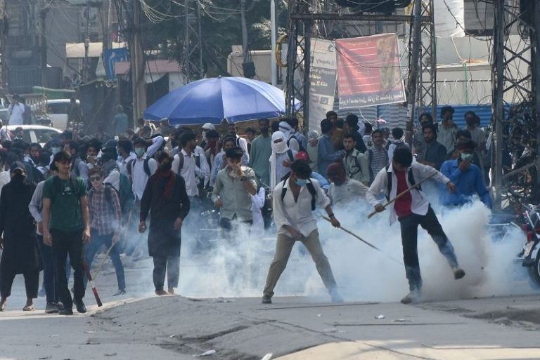 Pakistani police fire tear gas at protesting students as anger spreads over alleged on-campus rape