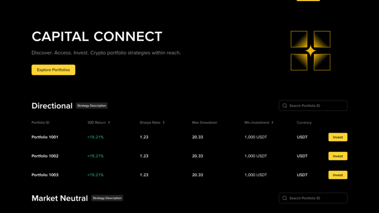 Binance Rebuilds Capital Connect for Institutional Crypto…