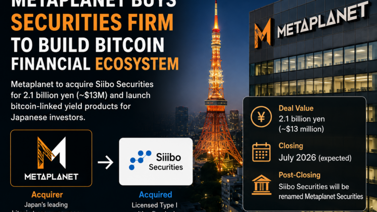 Metaplanet Plans Bitcoin-Centric Securities Platform With…