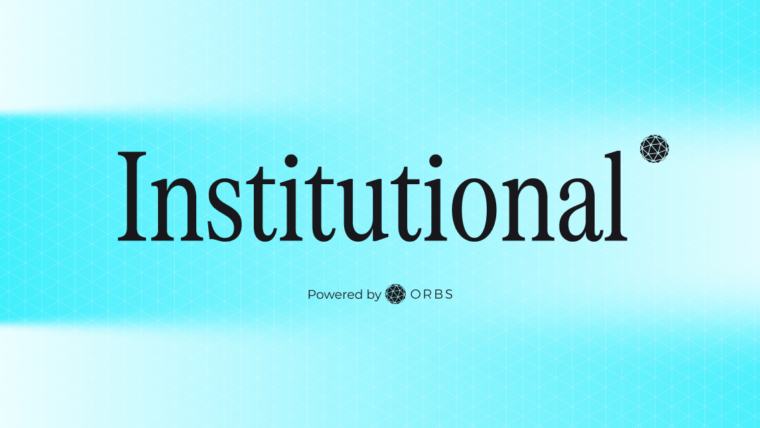 Orbs Launches Institutional On-Chain Execution…