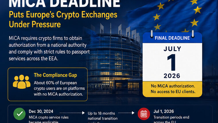OKX Warns 60% of EU Crypto Users Remain on Unlicensed…