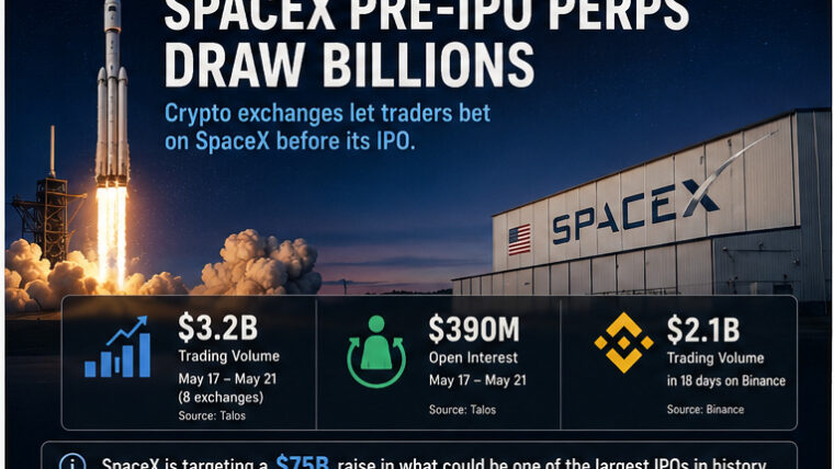 Crypto Exchanges Turn SpaceX IPO Frenzy Into High-Leverage…
